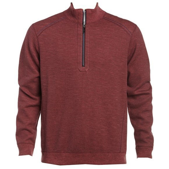 Tommy Bahama Flip side Half‎ Zip Flare Heater Reversible Sweatshirt Pullover 2XB - Picture 1 of 1